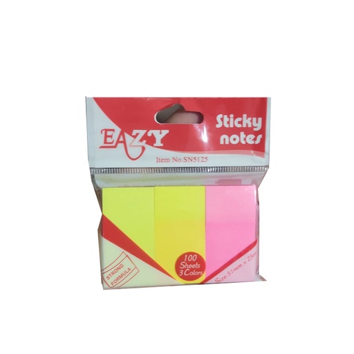 [HMDNPSN3x1INC3CLCH] Sticky Note (3x1 Inc) 3 Colors (China)