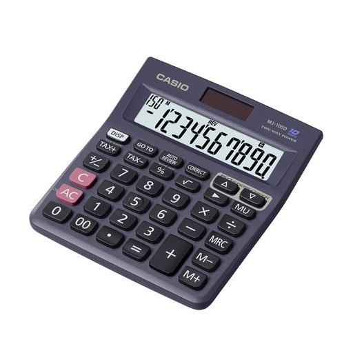 [HMOECLCS10DMJ100D] Casio Calculator 10 Digits MJ-100D