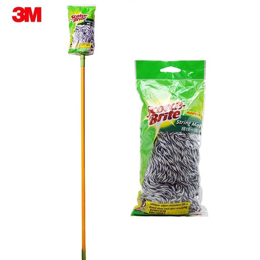 [HMM&A3M-PLUSREFILLR3] 3M Scotch Brite String Mop Set Plus Refill R3