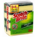 3M Scotch Brite General Duty Scrub Sponge 4's