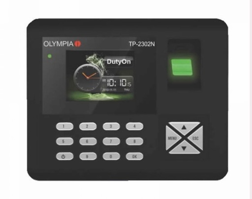 [HMOEFTAMOPTP2302] OLYMPIA TP-2302 Fingerprint Time Attendance Machine